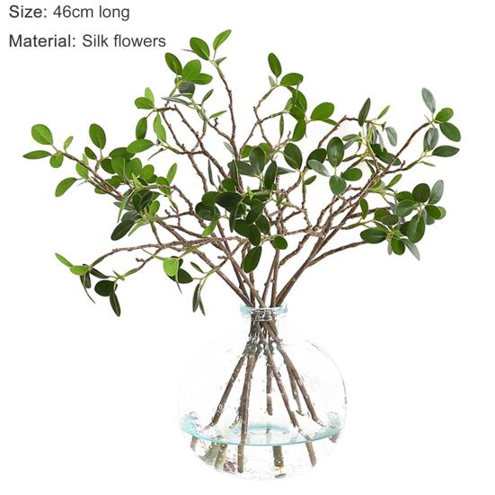 Lifelike Artificial Plant Branch Leaf Flower Arrangement for Garden DIY Party