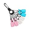 6pcs/set Lure Egi Hook Cover Protector with Carabiner Fishing Hooks Cover  Sea Fishing