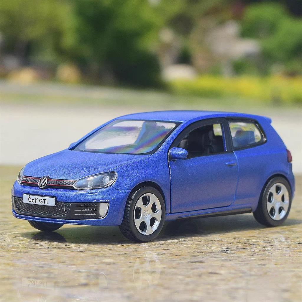 Volkswagen Golf GTI 5 Inch Metal Car Simulation Diecast & Toy Vehicle RMZ City 1:36 Alloy Model Gifts For Children