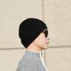Alphabet Color Matching Hat Men'S New Winter Warm Windproof Wool Hat Outdoor Riding Knitted Hat Cold Hat