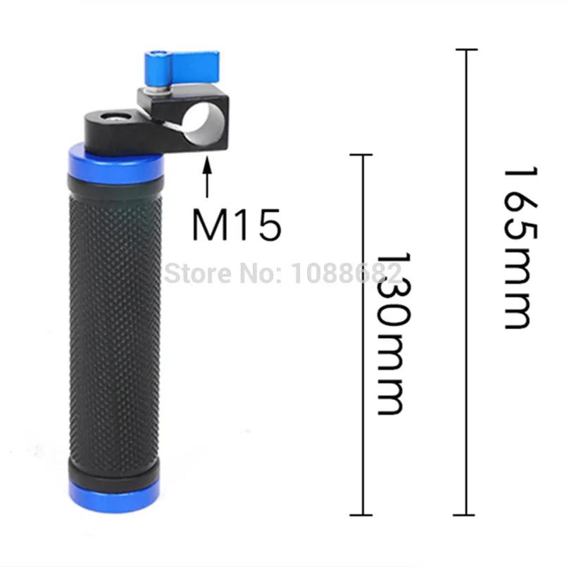 Aluminum Alloy Camera Cage Kit Hand Grip Handle Clamp with 15mm Rod Holder for Canon 5D 700D 650D For Nikon DSLR Movie Make Kit