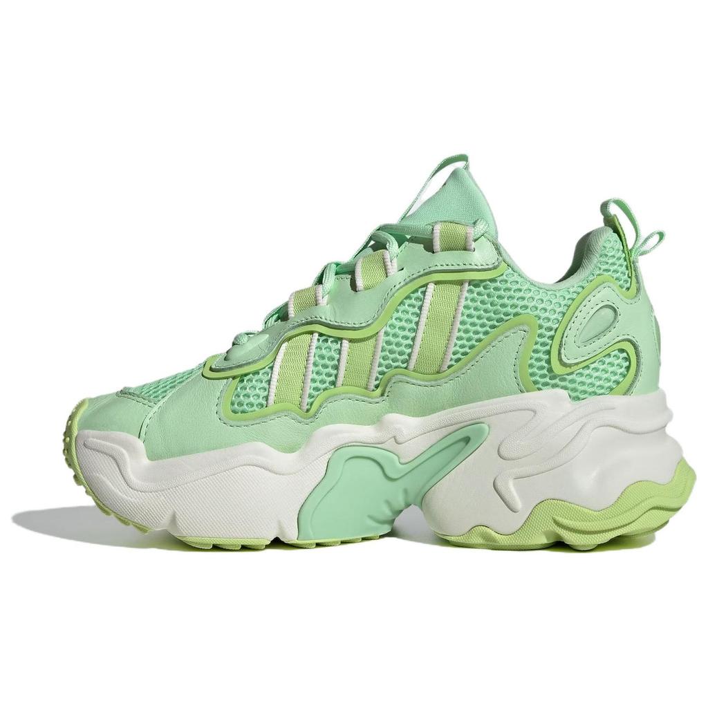 Adidas Originals Ozthemis Versatile Comfortable Shock Absorbing Durable Low Top Dad Shoes Women Sneaker Green IH0838