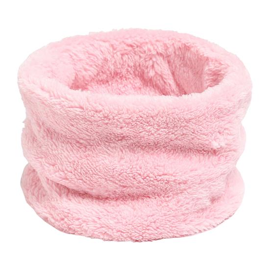 Women Scarf Solid Color Thickened Plush Soft Fabric Winter Scarf Outdoor Activities Cycling Windproof Cold Weather Scarf