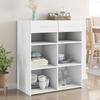 VidaXL Buffet White 80x42.5x93 Cm Engineered Wood, Cabinet, Sideboard, Storage Cabinet, Cupboard, 3281476