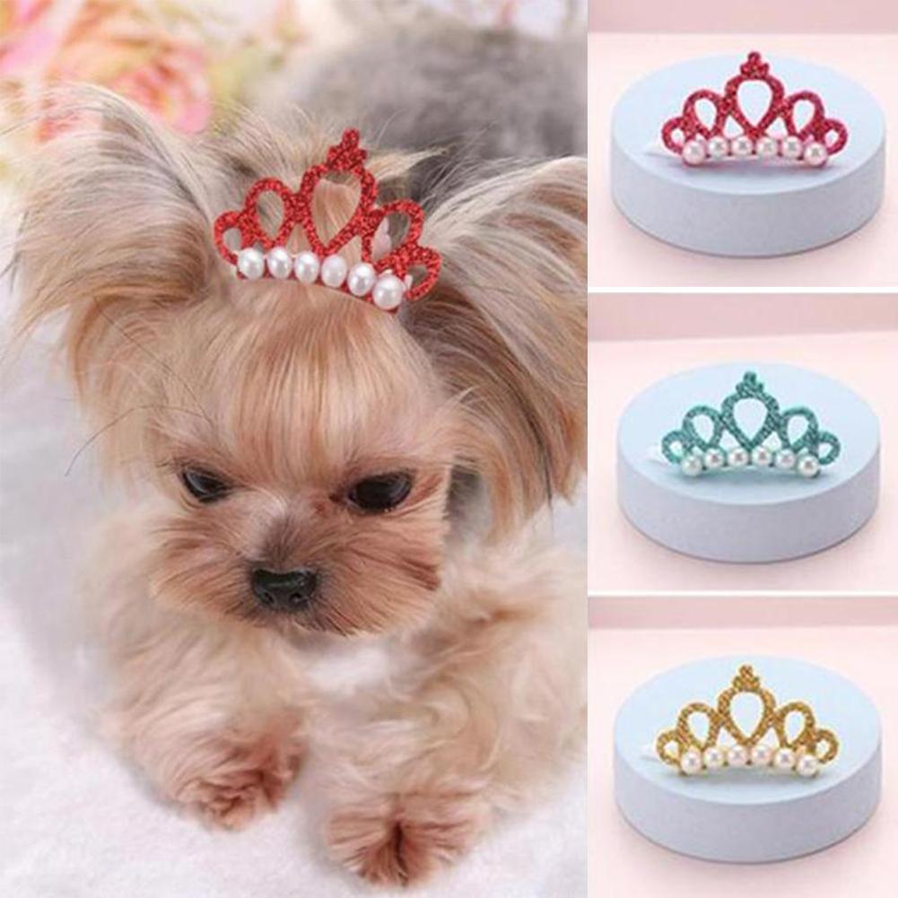 Headdress Cat Grooming Pet Headwear Puppy Accessories Hair Dog Bow-tie Flower Bowknot Pet Clip L4D6