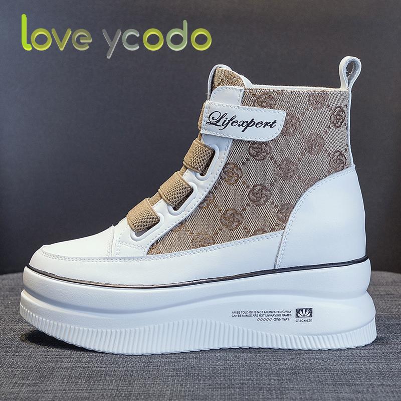 love ycodo Spring and Autumn Women's and Girls' Students Thick Sole Fashion Casual Ankle Boot Shoes