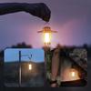 Type-C Rechargeable LED Flashlight Torch Outdoor Camping Lantern with Hook Dimmable Hanging Lights for Outdoor Fishing Camping