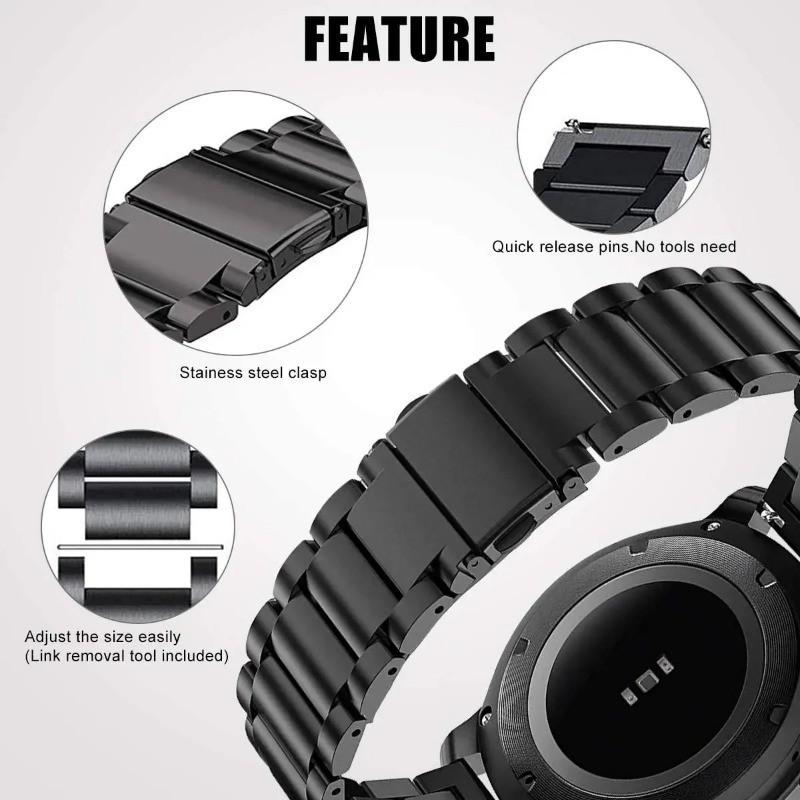 Watchband for Xiaomi Redmi Watch 5 Active Bracelet Metal Strap for Redmi Watch 5 Lite Correa Stainless Steel Replacement Band