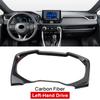 ABS Car Dashboard Dash Board Frame Cover Trims Interior Decoration Sticker For Toyota RAV4 XA50 2019-2021 2022 2023 2024 Hybrid