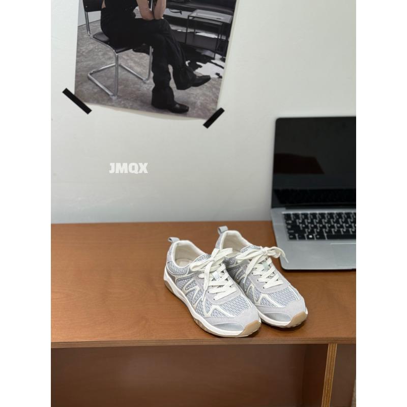 Color Matching Striped Lace-up Little White Shoes Women's Summer New Fashion Versatile Comfortable Sports and Leisure