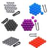 20x Car Hub Screw Cover Wheel Nut Caps Bolt Rims Kits Fit Wheel Bolts 17mm Nuts S9G7