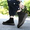 Warm Men Casual Sneakers Comfortable Mens Ankle Boots Lightweight Couple Walking Running Shoes Mesh High Top Man Socks Shoes