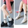 Stockings Women Men Personality Mid Socks Sports Socks Striped Number