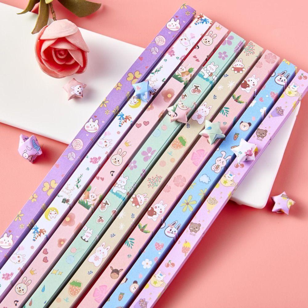 Craft Origami Stars Glass Bottle Stars Shape Glass Jars Creative Pentagram Storage Bottle Home