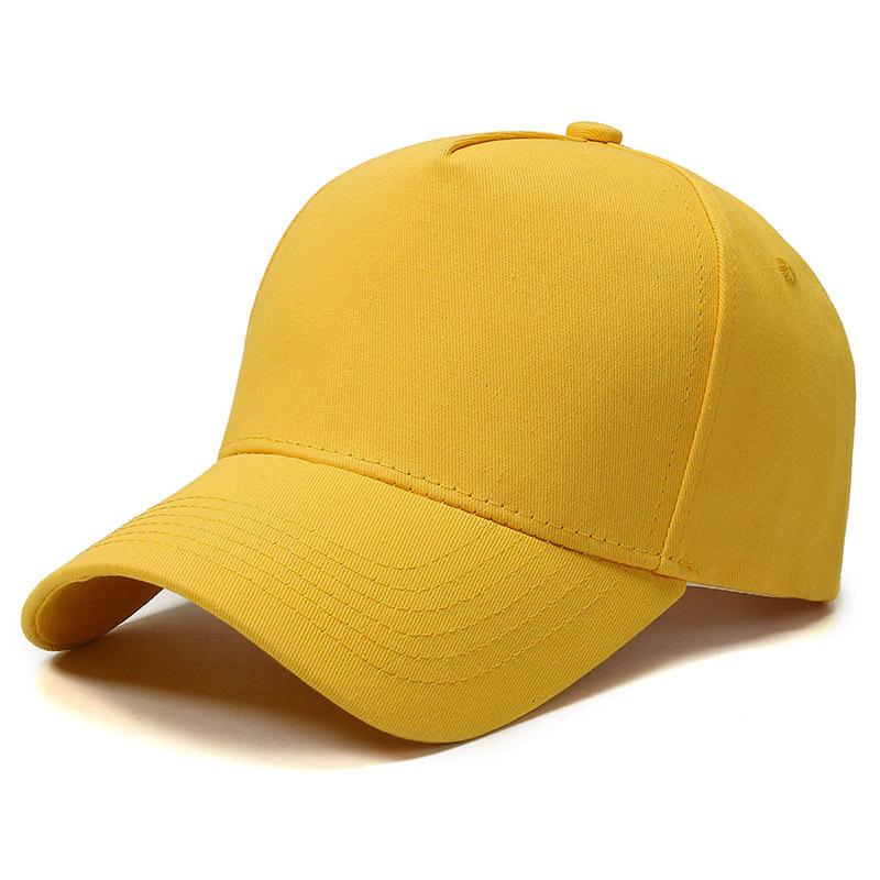 High Quality Solid Color Cotton Baseball Cap Five-panel Cap Embroidery Volunteer Group Gift