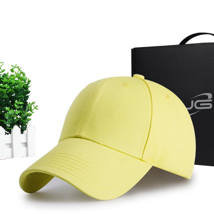 Solid Color Casual Golf Cap - Korean Style Sun Protection Baseball Hat for Men & Women