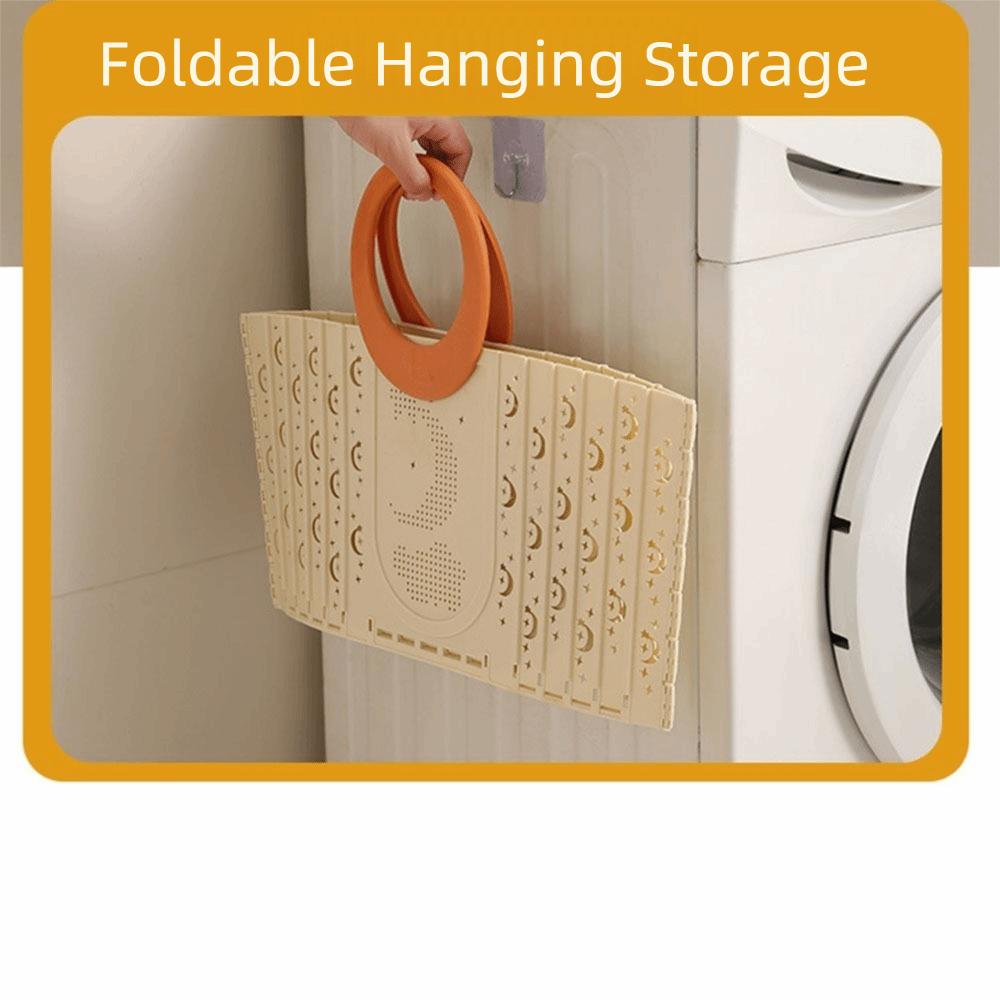 Space Saving Collapsible Laundry Baskets with Handles Dirty Clothes Storage Bins Household