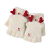 Women's Autumn & Winter Knitted Half-Finger Flip-Top Gloves - Warm, Cold-Proof, and Cute for Outdoor Cycling