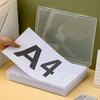 Plastic Storage Box For Office Supplies Large Capacity Transparent A4 Paper Storage Case Desktop Storage Organization