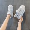 Little White Shoes, Inner Height of Leather Surface, Casual Platform Student Shoes, Wedge Heel, Comfortable and Fashionable Women's Shoes