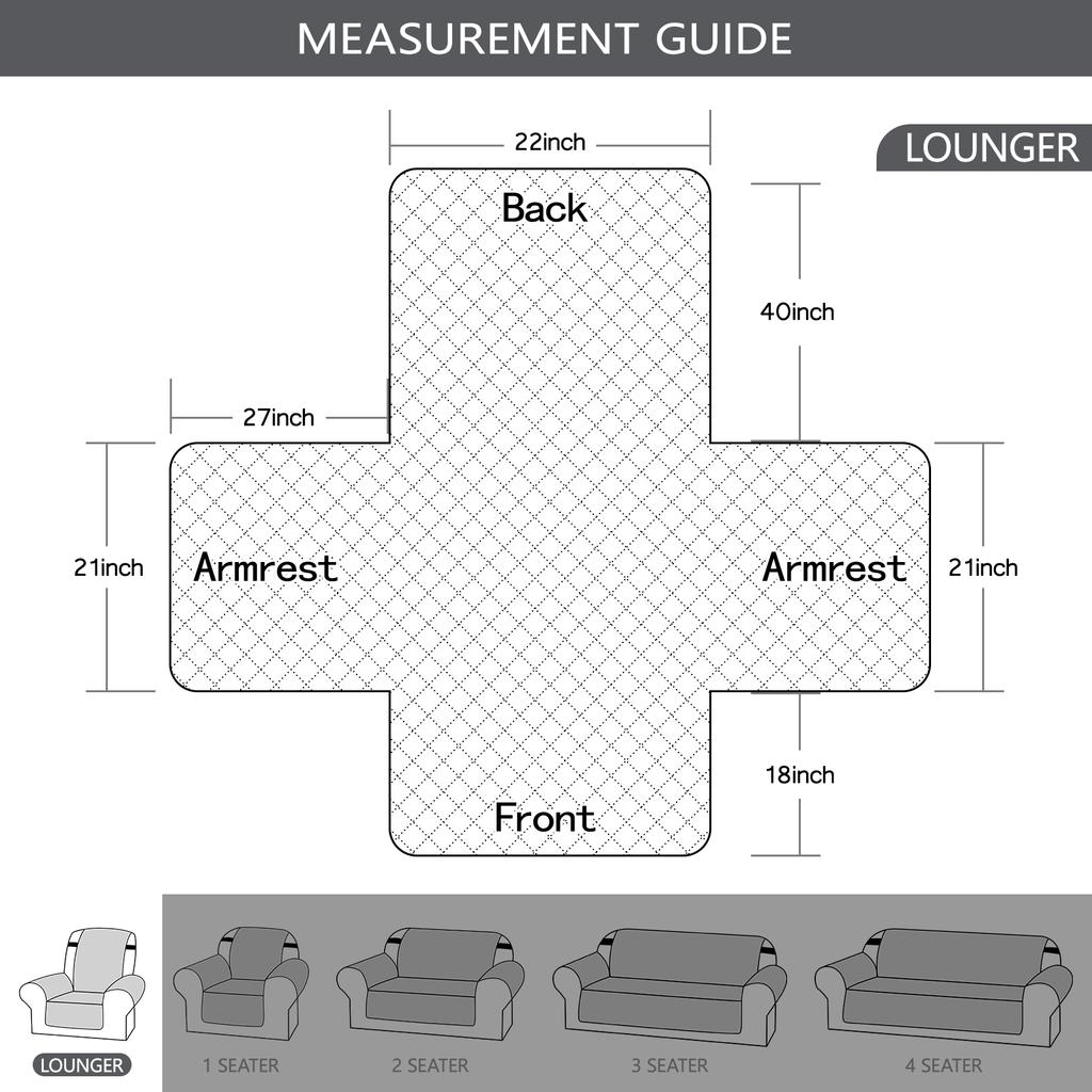 100% водонепроницаемый чехол для кресла-реклайнера, моющиеся чехлы для диванов для детей, домашних животных, собак, защитный чехол для мебели с эластичными ремнями