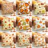 Pumpkin Print Pillowcase Autumn Harvest Festival Pillowcase 45x45cm Living Room Sofa Cushion Cover Bedroom Room Home Decoration