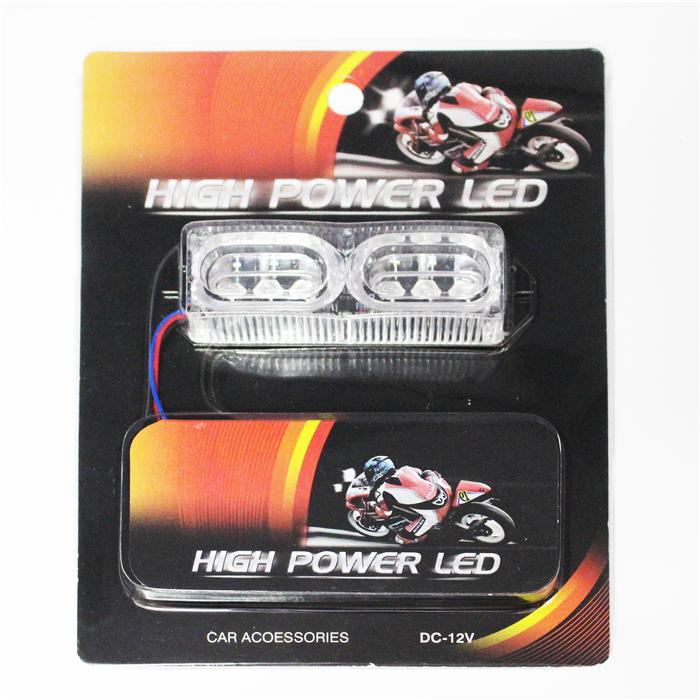 New Motorcycle Brake Turn Signal Blue LED Lamp Warning Tail Flash  Emergency Light