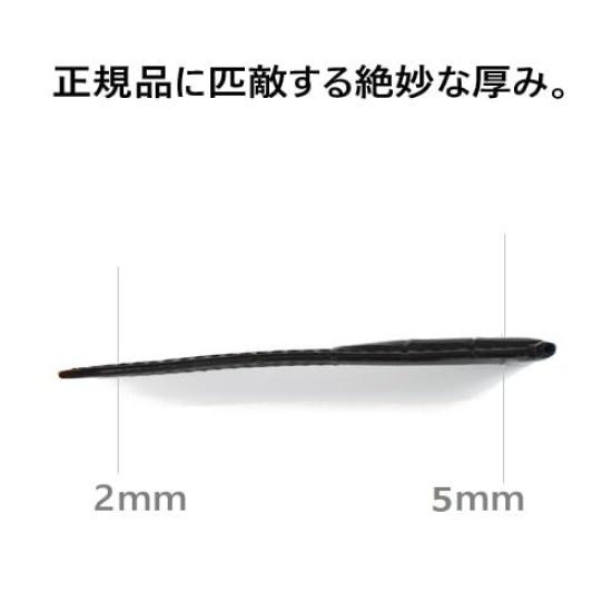 King Watch Parts Compatible with Tag Heuer For D Buckle External Product Belt Embossed Croco Night Blue [Import Original] 20/18mm