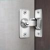 90 Degree Stainless Steel Door Latch Right Angle Sliding Bending Door Lock