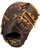 ZETT Pro Status First Base B BRFB30533G Mitt, Brown/Oak (3736)