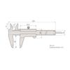 Mitutoyo Caliper N15R 530-102