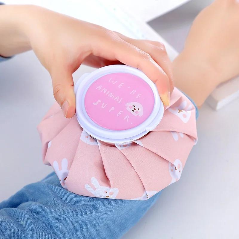 Cute Cartoon Pattern Ice Pack Physical Cooling Multi-Purpose Therapy Bag Cold And Hot Physiotherapy Cloth Water-filled Ice Bag