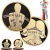 Funny Heads and Tails Coins, Heads I Get Tail - Tails I Get Head, Double Side Coin Lucky Token, Funny Prank Gifts for Men Women Date Night Ideas
