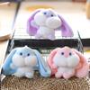 Cute Super Cute Little Rabbit Pendant Plush Toy Doll Schoolbag Hanging Decoration Keychain Rag Doll Doll Doll