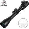 FIRE WOLF 3-9x40 EG Riflescope Hunting Scope Bow Cross Red Green Outdoor Reticle Sight Optics Sniper Tactical Air