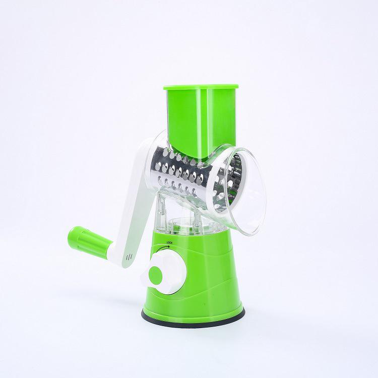 3In1 Hand-Cutter Vegetable Stainless Steel Multi-Function Drum Rotary Grater Fruit Potato Onion Slicer Kitchen Tool Food Chopper