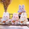 Cute Little Rabbit Pendant Plush Doll Doll Small Mini Grab Machine Doll Keychain Bag Hanging Decoration