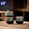 Ceramic Vintage Tea Cup Pu'er Cup Office Drinkware Water Cup Tea Ceremony Porcelain Small Tea Bowl