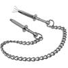 Yemax Nipple Clips with Stainless Bead Grabber 4th for Nipple Adult for SM Nipple Nipple Restraint Nipple Clit 1 Piece Chain, Steel, Design, Clip,