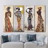 African Black Woman Canvas Painting Ethnic Art Poster for Living Room Decoration Home Wall Decor Paintings Picture