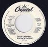 7inch Record GLEN CAMPBELL - Walkin' In The Sun 7PRO79966 Capitol Records 1990 US Folk Used