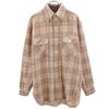 PENDLETON 70s Wool Vintage Made In USA Check Pattern Long Sleeve Shirt M Men's Used
