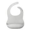 Casa Drawing Silicone Bib, Gray, 1 Piece, 1 Piece