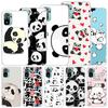Cartoon Cute Panda Bear Soft Case For Xiaomi Redmi Note 11S 10S 11 10 Phone Cover 11T 11E Pro 9 9S 8 8T 9T 7 6 5 4X Shell Coque