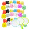 Mini Octopus Bath Toy (12 Colors X 3 Packs, Total 36 Pieces + 3 Sample Goldfish Scoops) (Large Capacity for Festivals, Fairs, Children's Parties, and