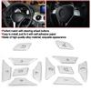 12pcsSet Car Steering Wheel Button Patch Protection Trim Fit for Mercedes Benz W204 W212 W117