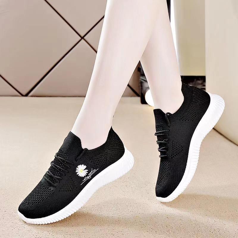 Feiweaving 2025 New Versatile Running Mesh Shoes Spring and Summer Women's Sports Shoes Student Shoes Casual Women's Shoes