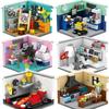 Dreams House Racer Car Doctor Painter Musician Scientist Pastry Chef Cameraman Astronaut Building Blocks Kit Brick Model Toy