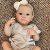 Cuddly Reborn Girl Full Body Silicone Doll 50cm Collectible Lifelike Realistic Art Reborn Dolls Reborn