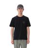 Snow Peak Aerocool W Patch Short Sleeve Black T-Shirt, XL,